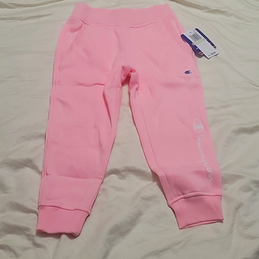Champion  pink Jogger pants for little girls
